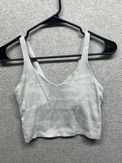 Lululemon Align Tank Size 4 Incognito Camo Alpine White Multi