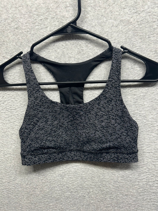 Lululemon Invigorate Bra Size 4 Soundwave White Black / Black