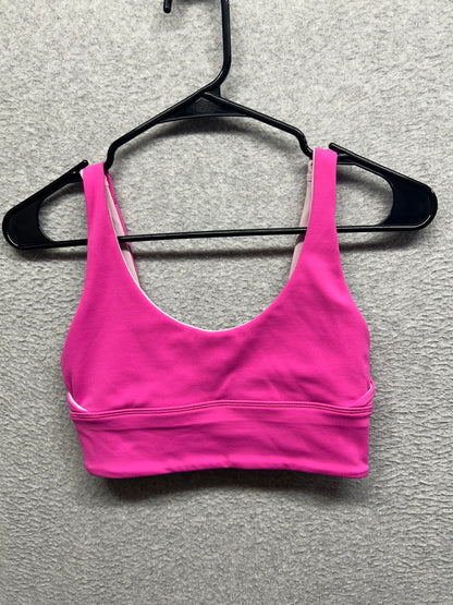 Lululemon Align Bra 2 Pack Light Support, A/B Cup Size 4 Black / Black / Pink Peony / Sonic Pink