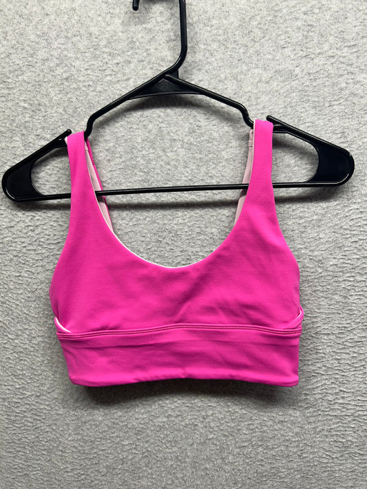 Lululemon Align Bra 2 Pack Light Support, A/B Cup Size 4 Black / Black / Pink Peony / Sonic Pink
