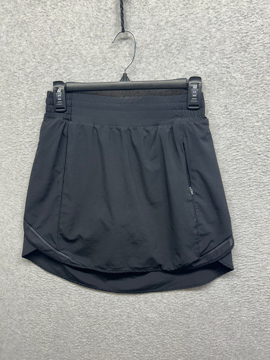 Lululemon Hotty Hot High-Rise Skirt Long Size 6 Black