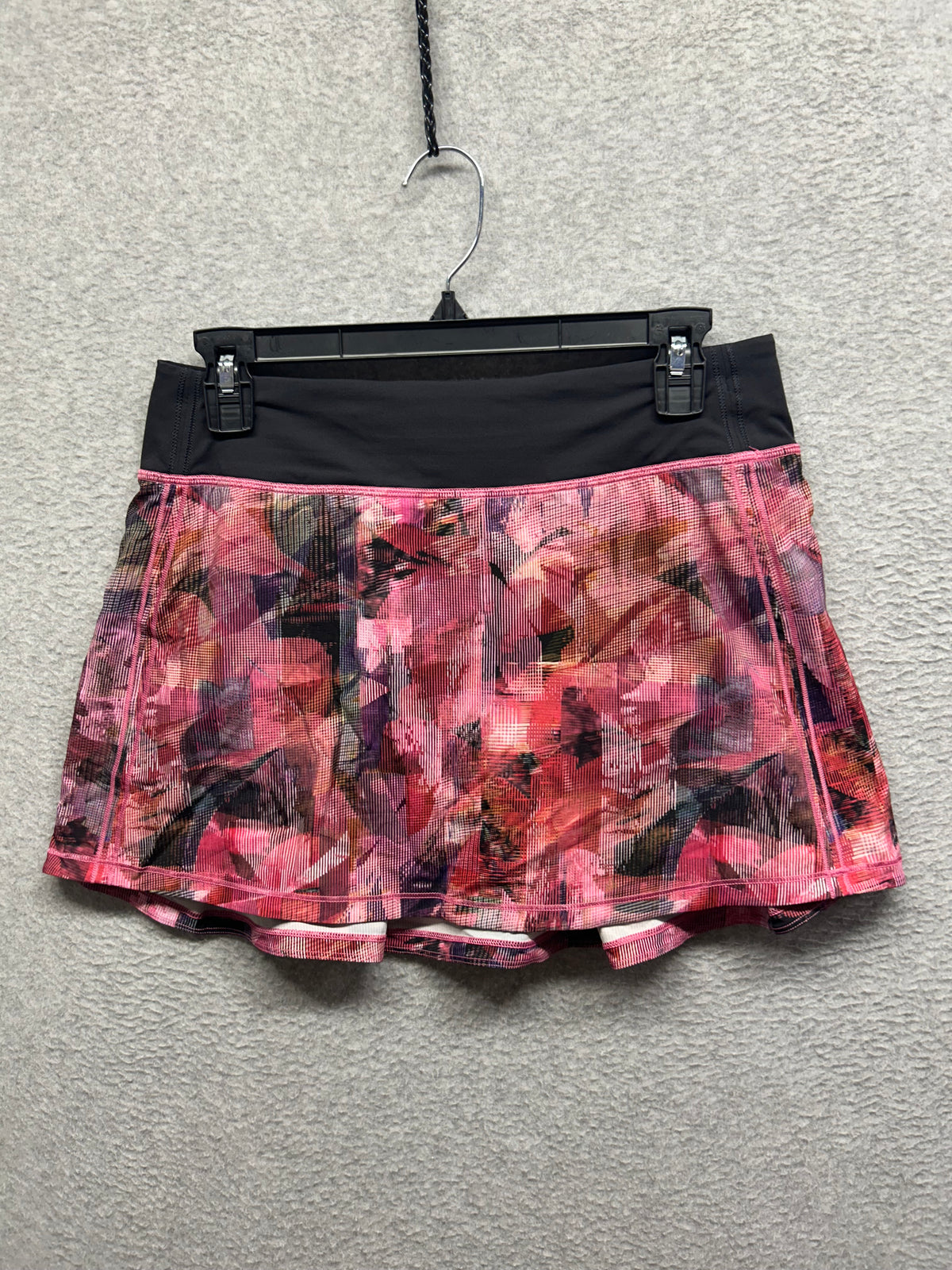 Lululemon Pace Rival Skirt (Tall) No Panels Size 6 Sun Dazed Multi Pink / Super Dark