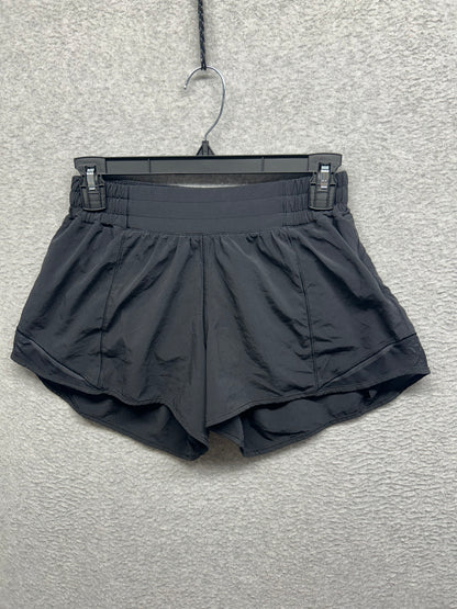 Lululemon Hotty Hot Short II Long 4" Size 6 Black