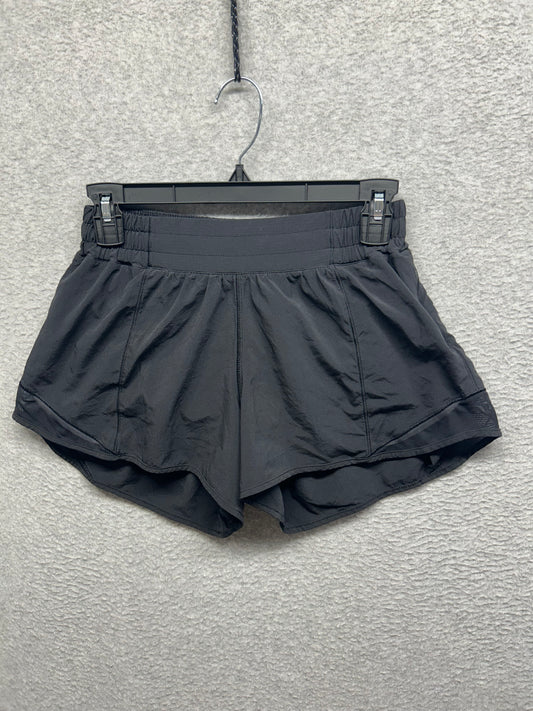 Lululemon Hotty Hot Short II Long 4" Size 6 Black