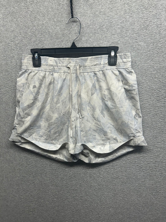 Lululemon Spring Break Away Short 4-way Stretch 3" Size 8 Eternal Wave White Gray Camo