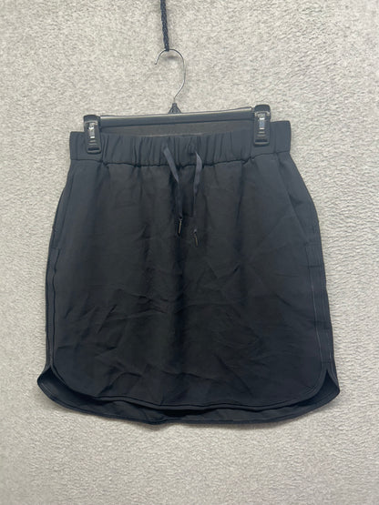 Lululemon On The Fly Skirt Woven Size 8 Black