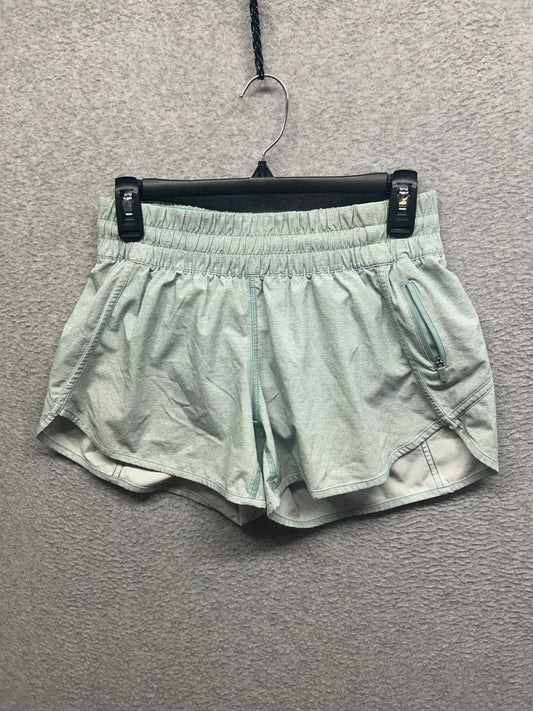 Lululemon Tracker Short V 4" Size 8 Heather Lux Multi Hazy Jade