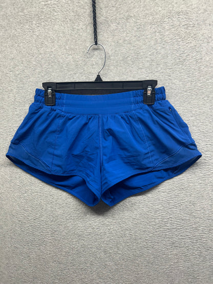Lululemon Hotty Hot Low-Rise Lined Short 2.5" Size 8 Blazer Blue Tone