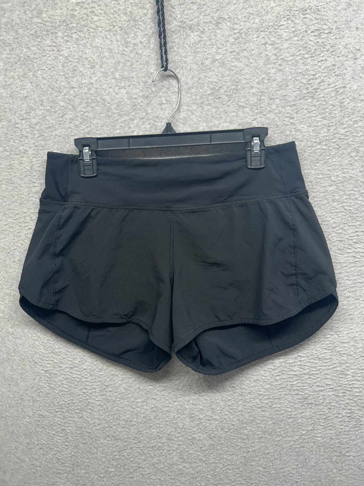 Lululemon Speed Up Short Long 4" Updated Fit Size 8 Black