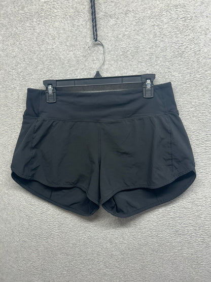 Lululemon Speed Up Short Long 4" Updated Fit Size 8 Black