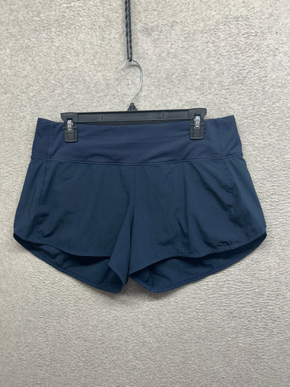 Lululemon Speed Up Short Long 4" Updated Fit Size 10 True Navy