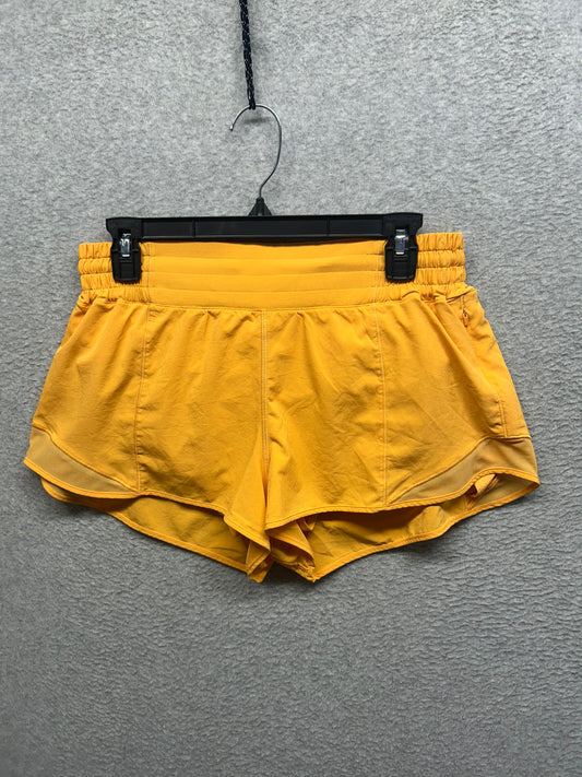 Lululemon Hotty Hot High-Rise Lined Short 2.5" Size 10 Mango Dream