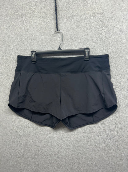 Lululemon Speed Up Mid-Rise Short 4" Size 14 Black