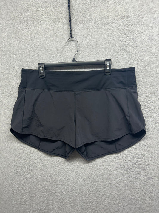 Lululemon Speed Up Mid-Rise Short 4" Size 14 Black