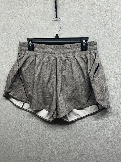 Lululemon Track That Short 5" Size 14 Heather Lux Multi Black