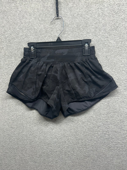 Lululemon Hotty Hot Short II 2.5" Size 4 Incognito Camo Multi Grey / Black