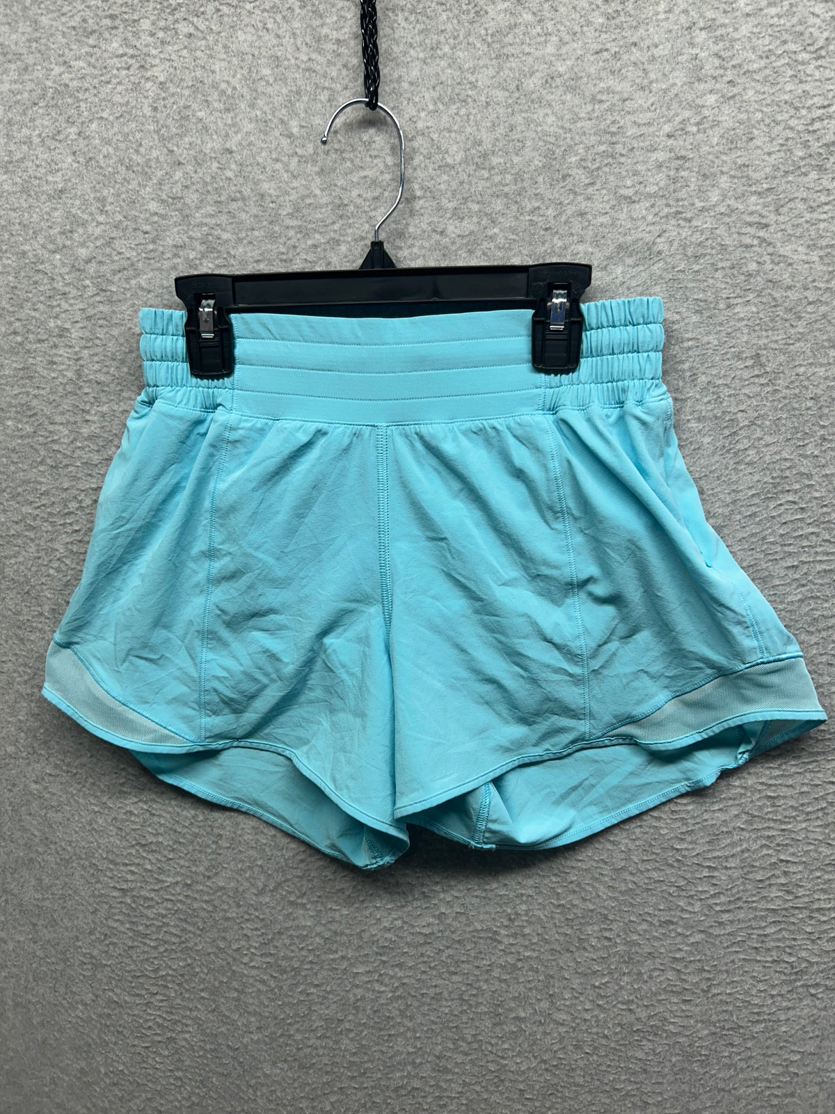 Lululemon Hotty Hot High-Rise Lined Short 4" Size 4 Blue Chill
