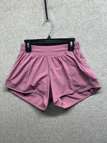 Lululemon Hotty Hot Low-Rise Lined Short 4" Size 4 Velvet Dust