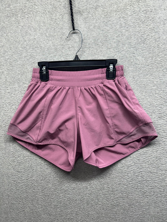 Lululemon Hotty Hot Low-Rise Lined Short 4" Size 4 Velvet Dust