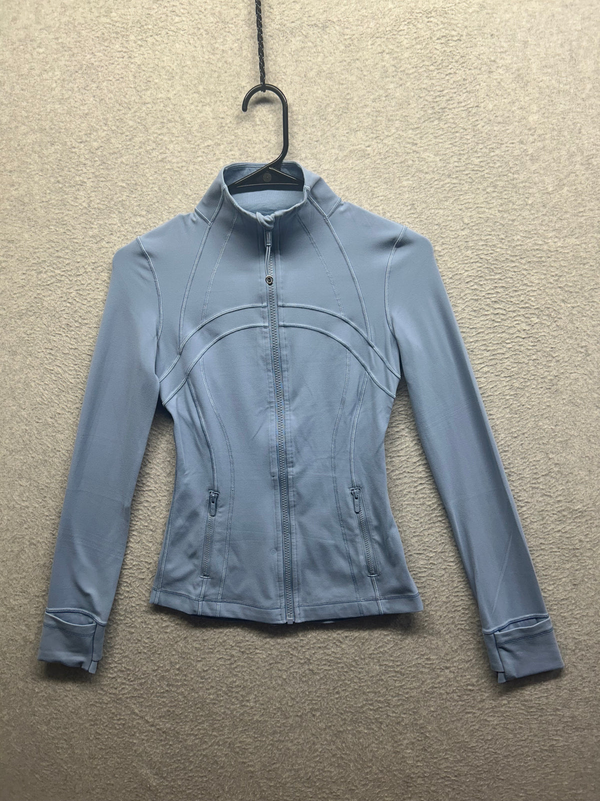 Lululemon Define Jacket Nulu Size 2 Blue Willow