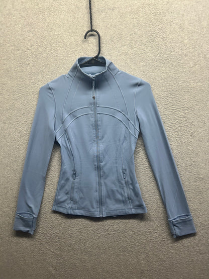 Lululemon Define Jacket Nulu Size 2 Blue Willow