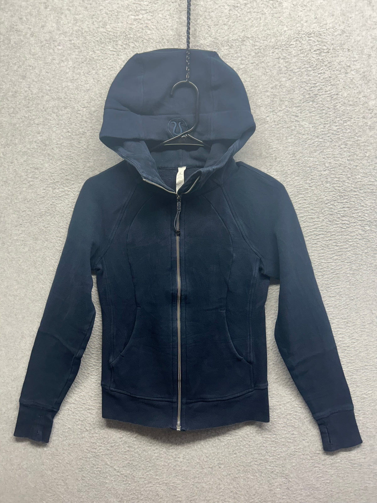 Lululemon Scuba Full-Zip Hoodie Size 2 True Navy