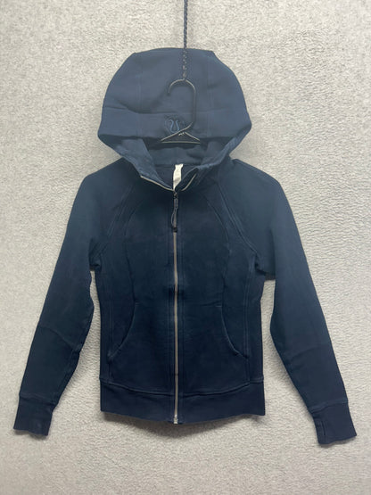 Lululemon Scuba Full-Zip Hoodie Size 2 True Navy
