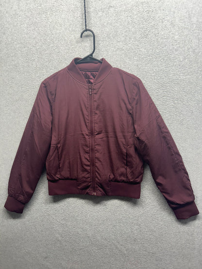 Lululemon Non-Stop Bomber Reversible Size 6 Redwood / So Merlot