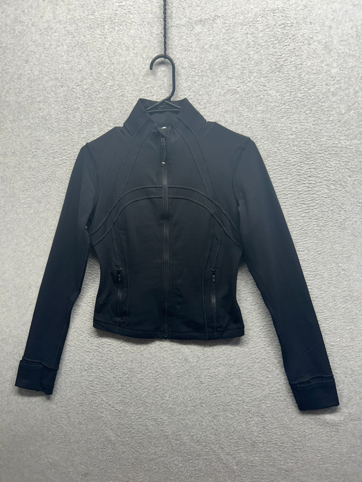 Lululemon Define Cropped Jacket Nulu Size 8 Black (Second Release)