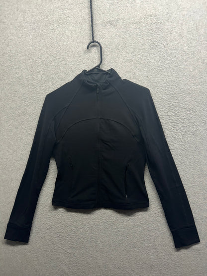 Lululemon Nulu Cropped Define Jacket Size 8 Black