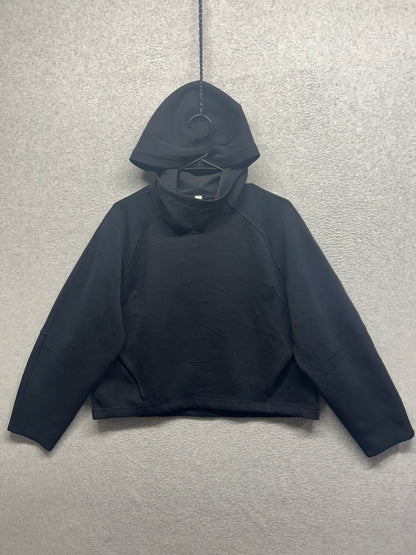 Lululemon AirWrap Modal Pullover Hoodie Size 10 Black
