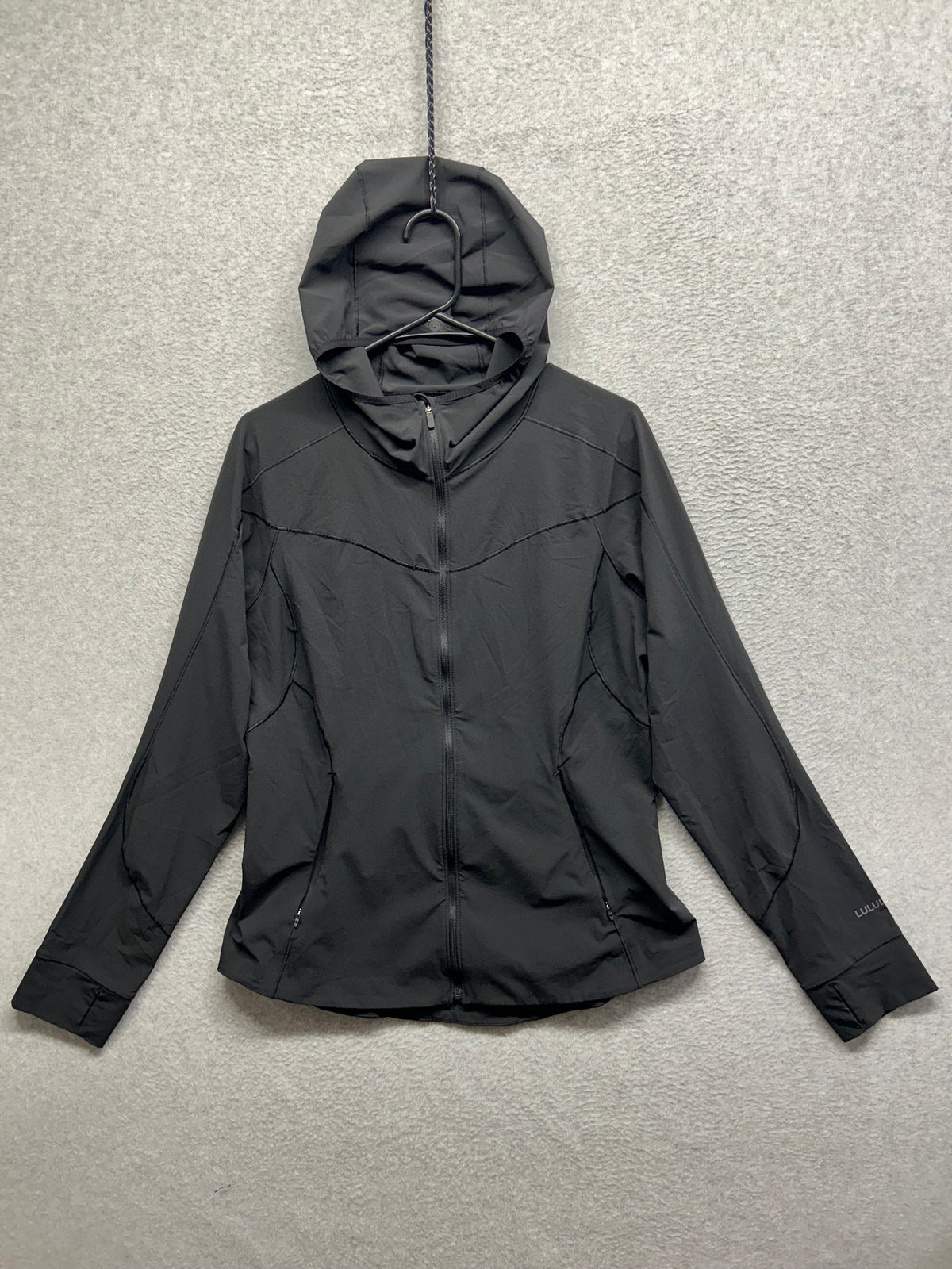 Lululemon Mist Over Windbreaker Size 12 Black