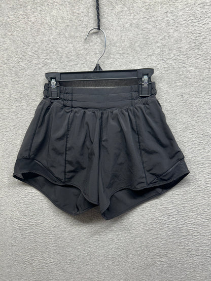 Lululemon Hotty Hot Short II Long 4" Size 2 Black