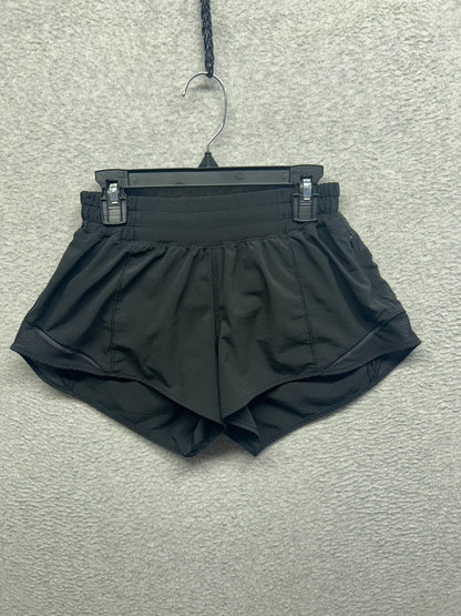 Lululemon Hotty Hot Short II 2.5" Size 4 Black