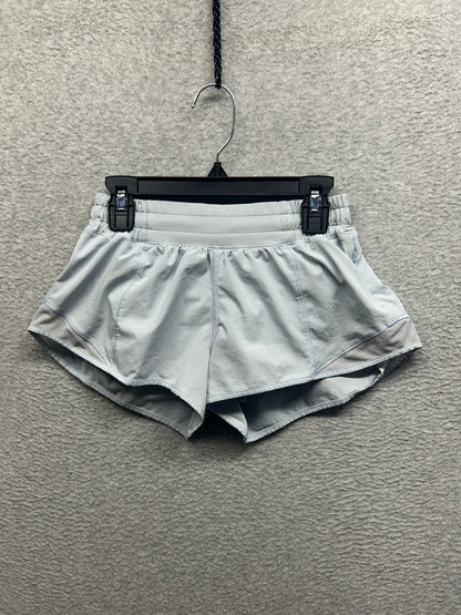 Lululemon Hotty Hot Short II 2.5" Size 4 Blue Linen