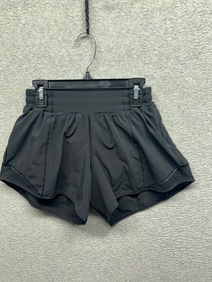 Lululemon Hotty Hot Short II Long 4" Size 4 Black