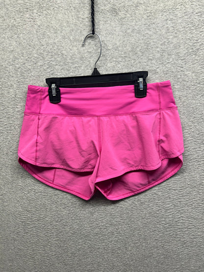Lululemon Speed Up Low-Rise Lined Short 2.5" Size 4 Pow Pink
