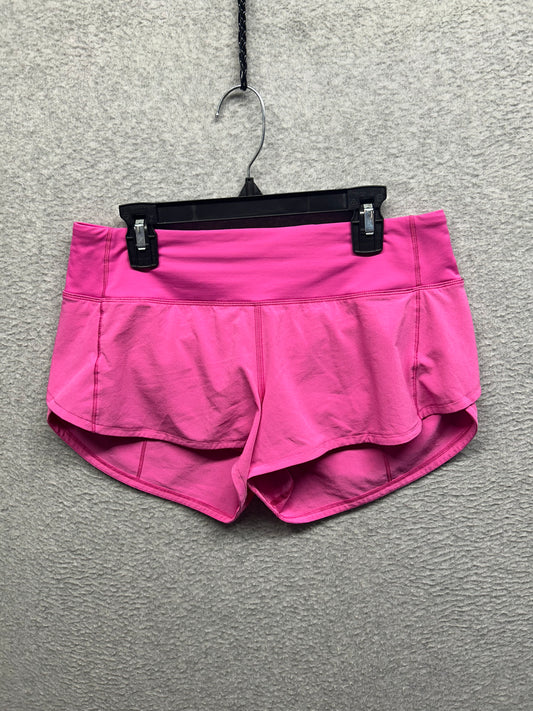 Lululemon Speed Up Low-Rise Lined Short 2.5" Size 4 Pow Pink