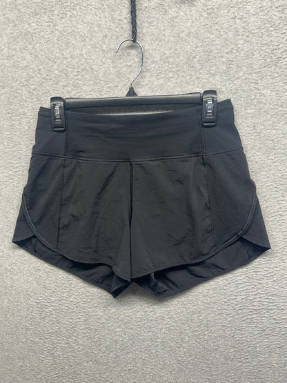 Lululemon Real Quick Short Perforated 3.5" Size 6 Black
