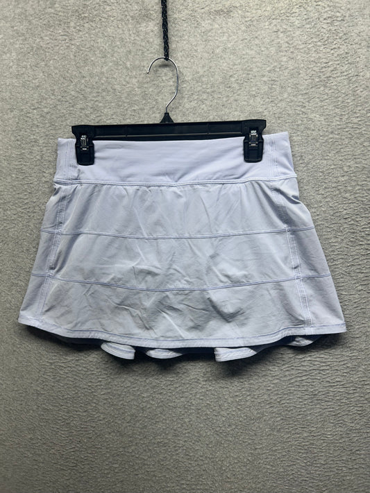 Lululemon Pace Rival Mid-Rise Skirt Long Size 6 Pastel Blue