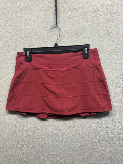 Lululemon Pace Rival Skirt 13" Size 6 Chianti