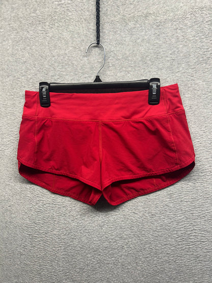 Lululemon Speed Up Short 2.5" Size 6 Dark Red
