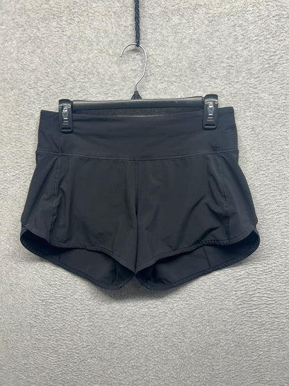 Lululemon Speed Up Short Long 4" Updated Fit Size 6 Black