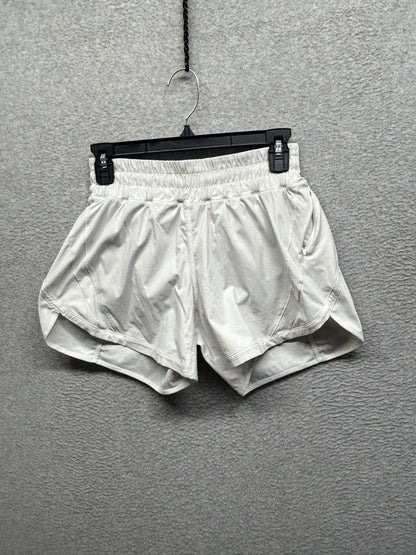 Lululemon Track That Short 5" Size 6 White