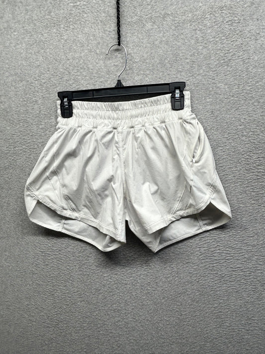 Lululemon Track That Short 5" Size 6 White