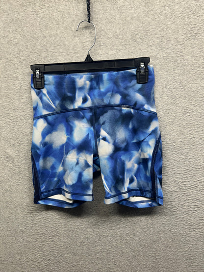 Lululemon Train Times Short 6" Size 6 Mini Blush Blossom Alpine White Midnight Navy / Midnight Navy