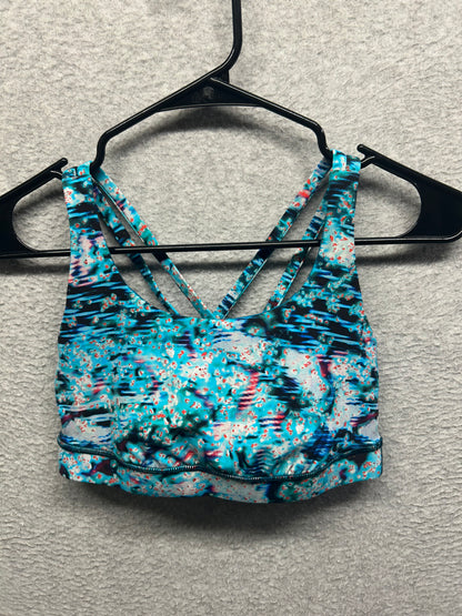 Lululemon Energy Bra Size 6 Quick Start Multi