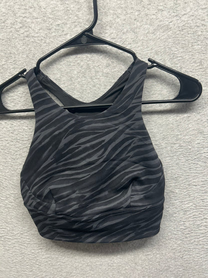 Lululemon Wunder Train Long-Line Bra Size 6 Le Tigre Camo Deep Coal Multi