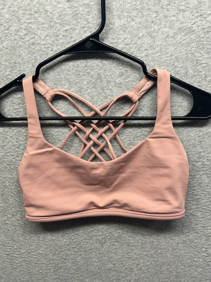 Lululemon Free To Be Bra Wild Size 6 Rose Tea