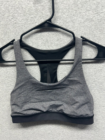 Lululemon Invigorate Bra Size 8 Heathered Black / Black